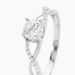 Bague Maryna Argent Blanc Oxyde De Zirconium - Solitaires Femme | Marc Orian