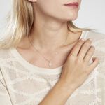 Collier Justina Argent Blanc Oxyde De Zirconium - Colliers avec pierres Femme | Marc Orian