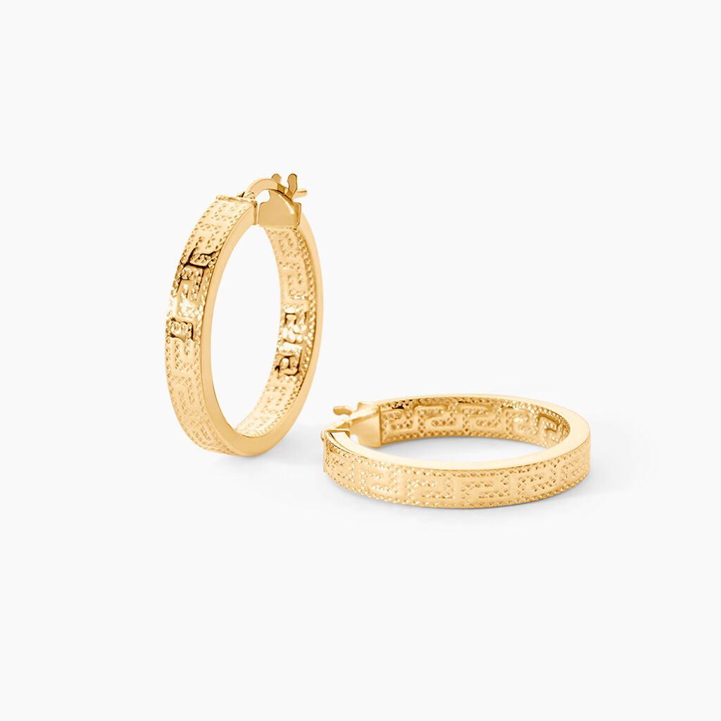 Cr&eacute;oles Ugenie Or Jaune - Cr&eacute;oles Femme | Marc Orian