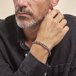 Bracelet Jourdan Dixon Acier Blanc - Bracelets cha&icirc;nes Homme | Marc Orian
