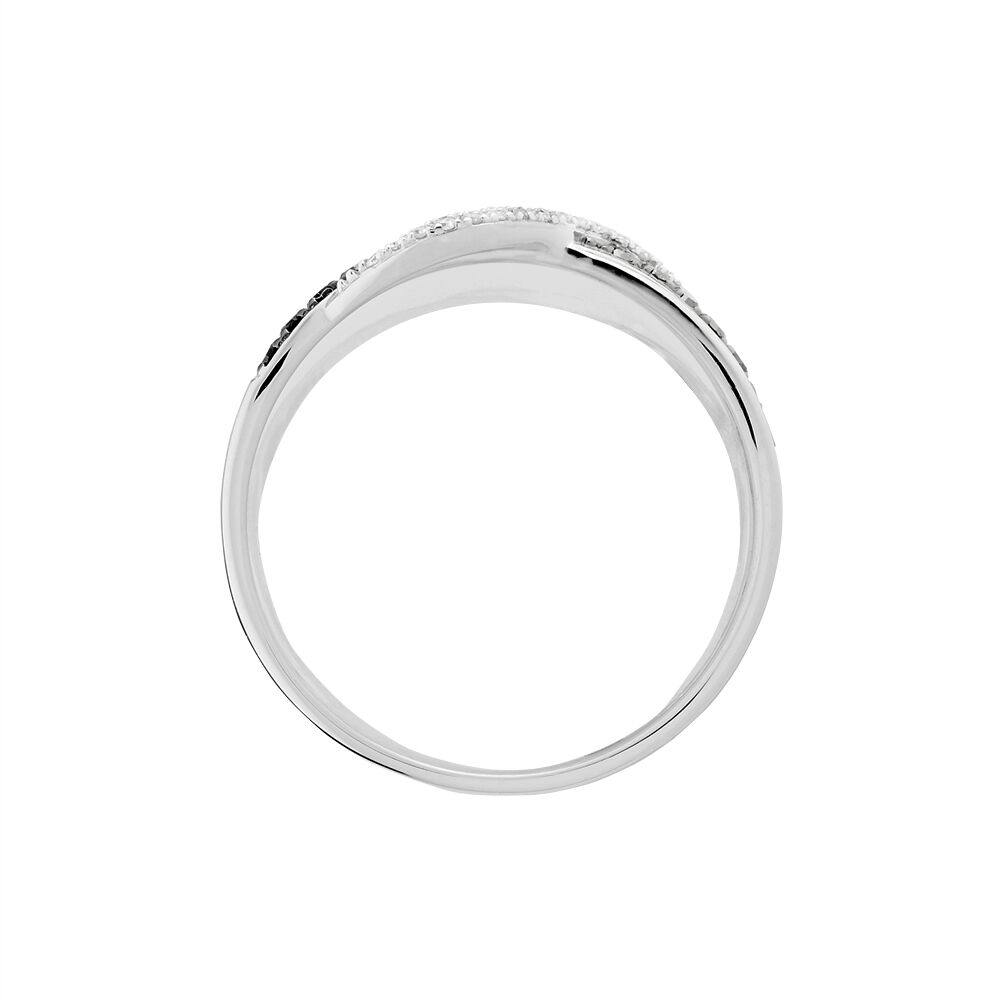 Bague Valencia Or Blanc Diamant - Bagues pierres précieuses Femme | Marc Orian