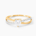 Bague Lonan Or Jaune Oxyde De Zirconium - Solitaires Femme | Marc Orian