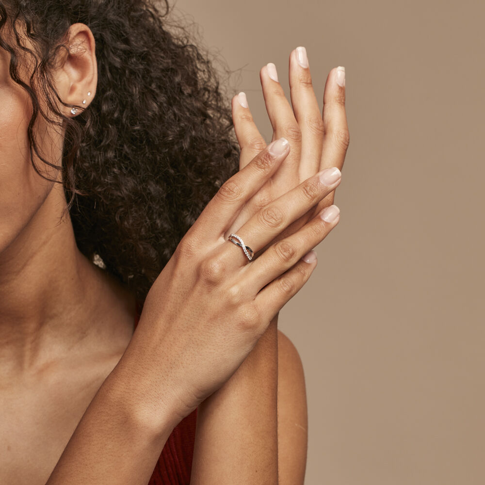 Bague Kassandre Argent Blanc Oxyde De Zirconium - Bagues avec pierre Femme | Marc Orian