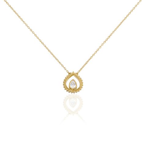 Collier Plaqué Or Lauro Oxyde De Zirconium - Colliers avec pierres Femme | Marc Orian