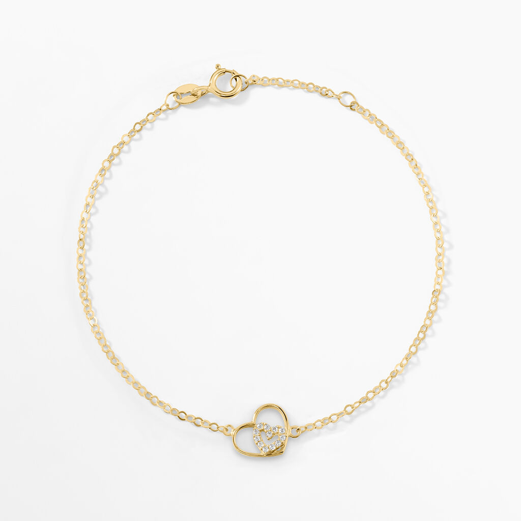 Bracelet Duilio Or Jaune Oxyde De Zirconium - Bracelets cha&icirc;nes Femme | Marc Orian