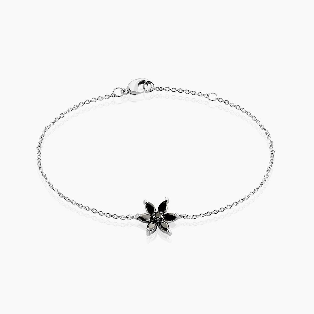 Bracelet Rhys Argent Blanc Oxyde De Zirconium - Bracelets chaînes Femme | Marc Orian