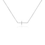 Collier Rayan Argent Blanc Oxyde De Zirconium - Colliers avec pierres Femme | Marc Orian