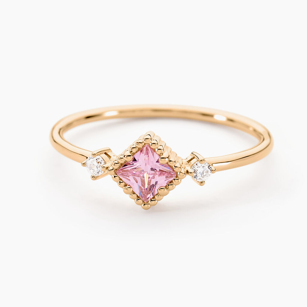 Bague Azel Plaqu&eacute; Or Jaune Oxyde De Zirconium - Bijoux fantaisie Femme | Marc Orian