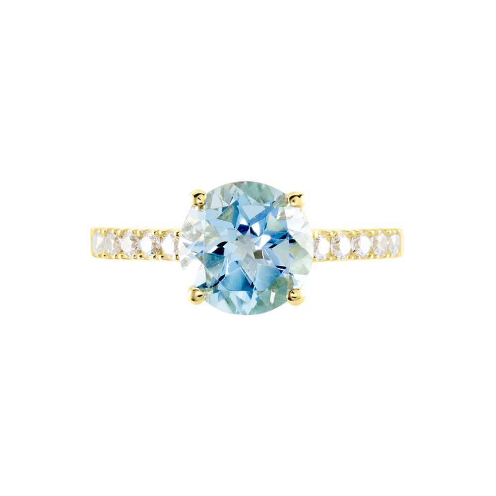 Bague Or Jaune Terese Topaze - Bagues pierres fines Femme | Marc Orian