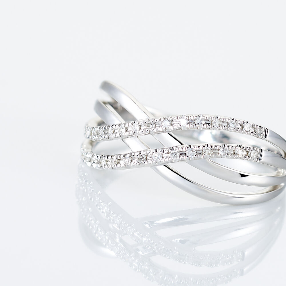 Bague Martita Or Blanc Diamant - Bagues pierres pr&eacute;cieuses Femme | Marc Orian