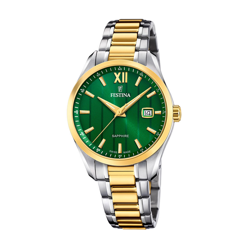 Montre Festina Swiss Made 37,5 Vert - Montres classiques Homme | Marc Orian