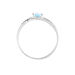 Bague Silucia Or Blanc Topaze Et Oxyde De Zirconium - Bagues Femme | Marc Orian
