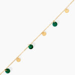 Bracelet Epurea Or Jaune Malachite - Bracelets Medailles Femme | Marc Orian