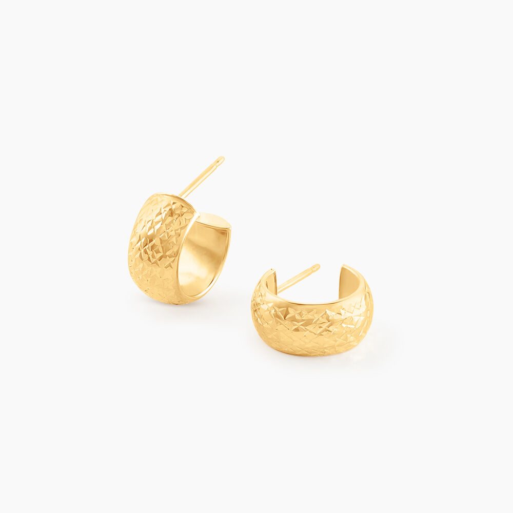 Cr&eacute;oles Shiny Or Jaune - Cr&eacute;oles Femme | Marc Orian