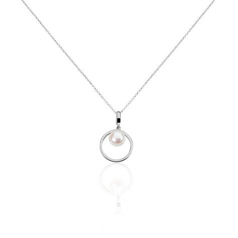 Collier Ivana Argent Blanc Perle De Culture - Colliers Femme | Marc Orian