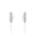 Boucles D'oreilles Pendantes Cynthia Argent Blanc Oxyde De Zirconium - Pendantes Femme | Marc Orian