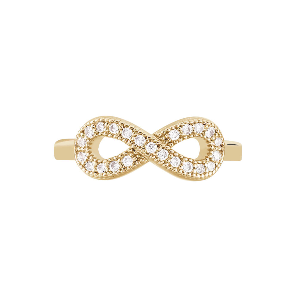 Bague Merane Plaqué Or Jaune Oxyde De Zirconium - Bagues de promesse Femme | Marc Orian