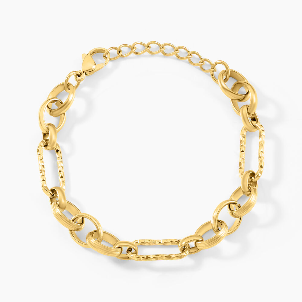 Bracelet Noane Acier Dor&eacute; - Bracelets cha&icirc;nes Femme | Marc Orian
