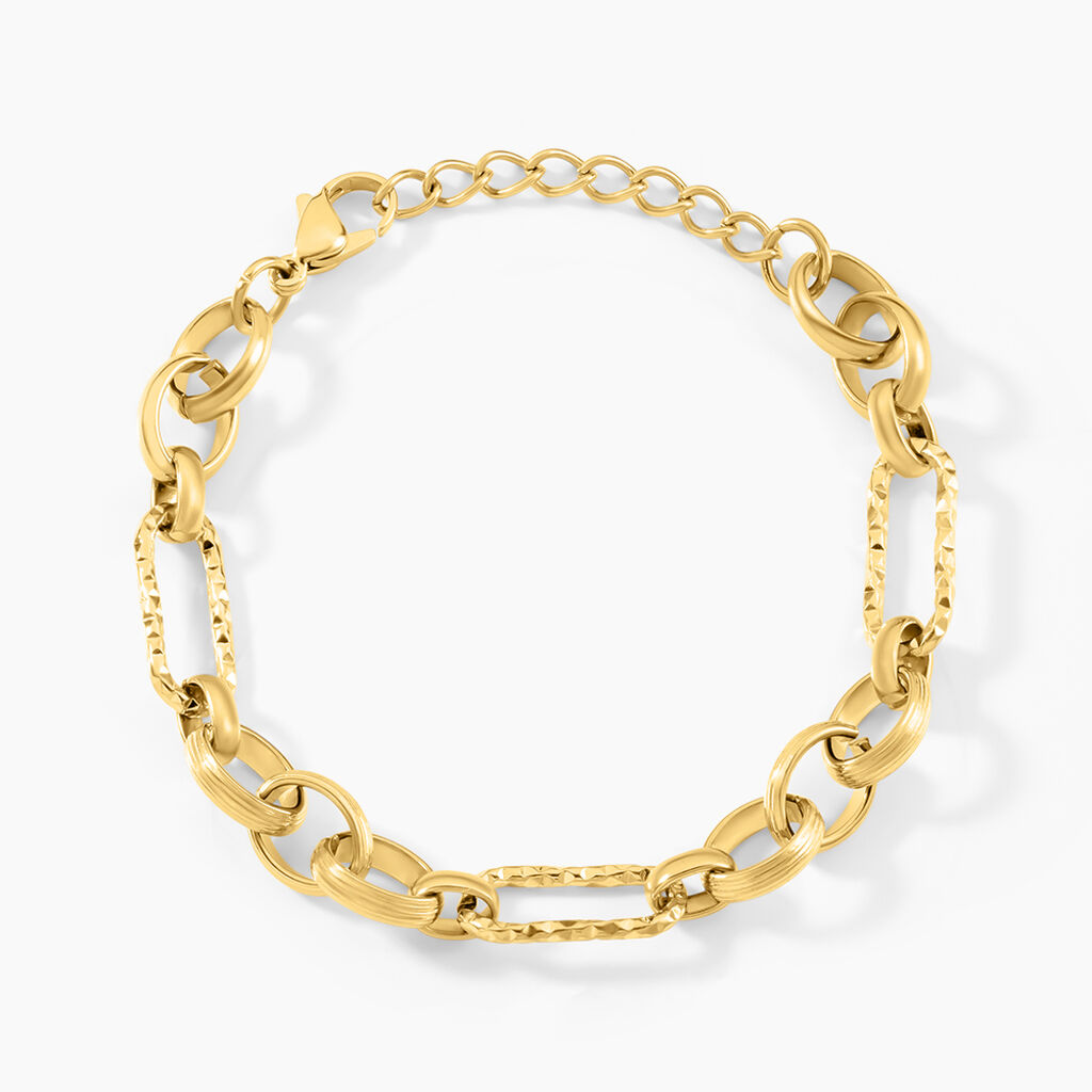 Bracelet Noane Acier Dor&eacute; - Bracelets cha&icirc;nes Femme | Marc Orian