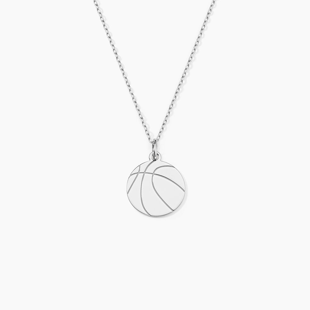 Pendentif Elyas Argent Blanc - Bijoux fantaisie Homme | Marc Orian