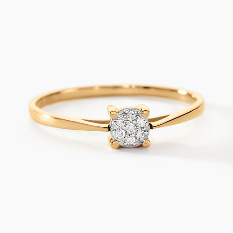 Bague Sandrine Or Jaune Diamant - Parures de mariage Femme | Marc Orian