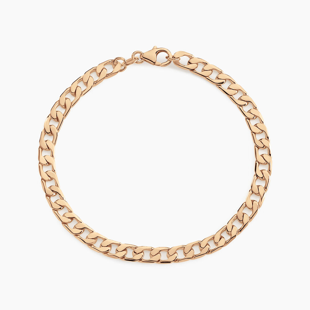 Bracelet Plaqu&eacute; Or Jaune Clement - Bracelets mailles Homme | Marc Orian