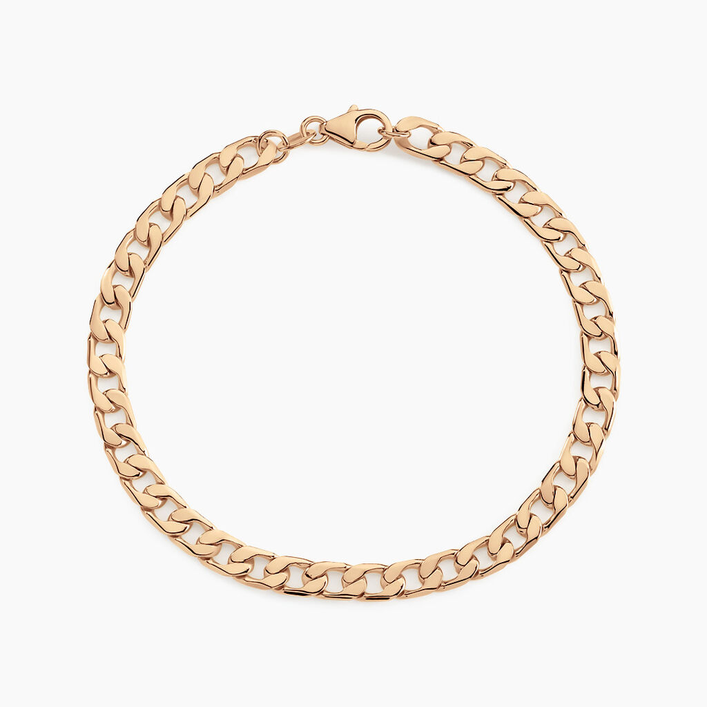 Bracelet Plaqu&eacute; Or Jaune Clement - Bracelets mailles Homme | Marc Orian