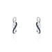 Boucles D'oreilles Puces Callune Or Blanc Diamant - Puces Femme | Marc Orian