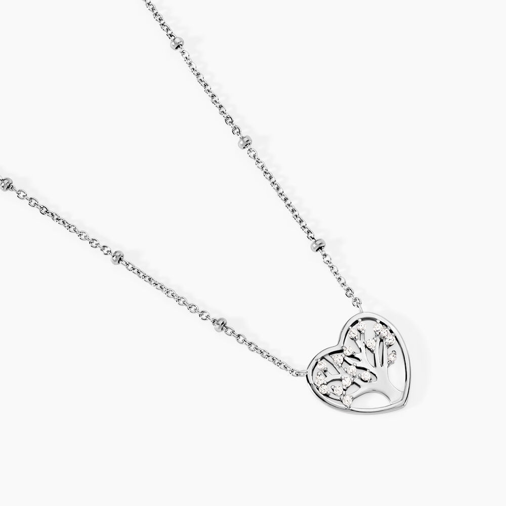 Collier Raimond Argent Blanc Oxyde De Zirconium - Colliers avec pierres Femme | Marc Orian