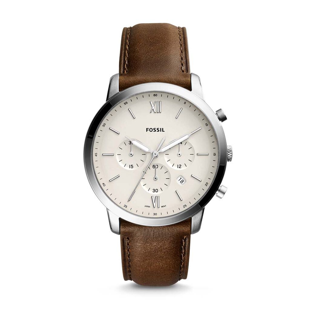 Montre Fossil Neutra Chrono Beige - Montres classiques Homme | Marc Orian