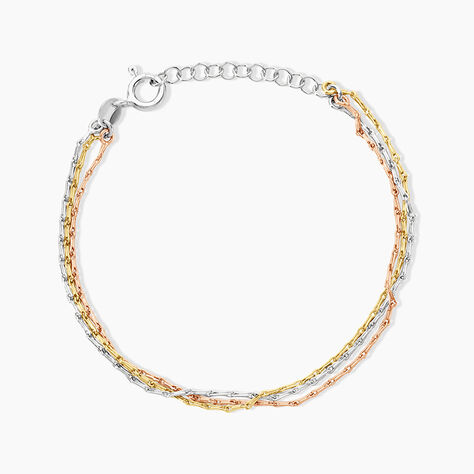 Bracelet Ylsa Argent Tricolore - Bracelets fantaisie Femme | Marc Orian