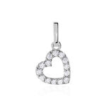 Pendentif Or Blanc Oxyde - Pendentifs Femme | Marc Orian