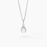 Collier Briony Argent Blanc Oxyde De Zirconium - Colliers avec pierres Femme | Marc Orian