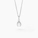 Collier Briony Argent Blanc Oxyde De Zirconium - Colliers avec pierres Femme | Marc Orian