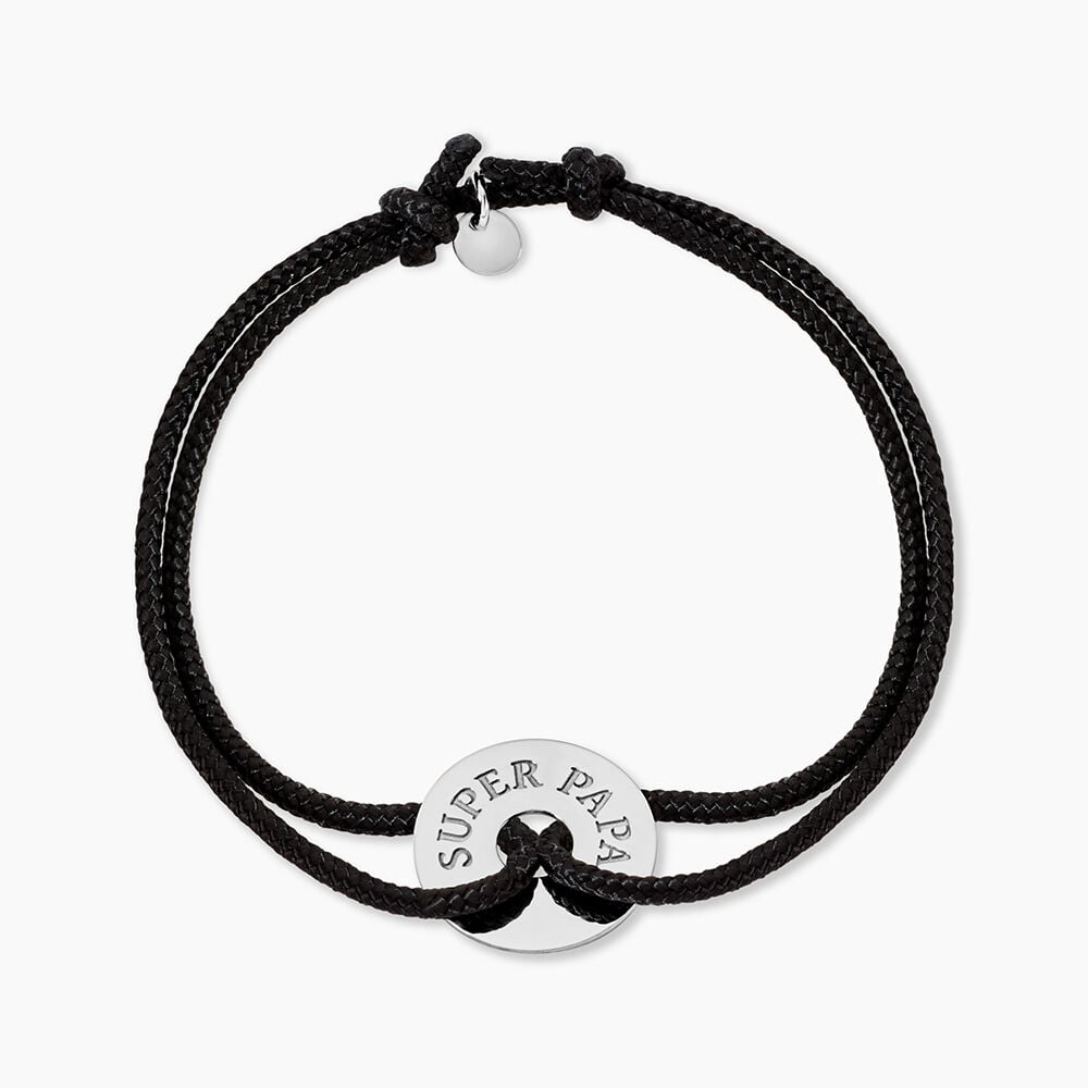 Bracelet Raphael Argent Blanc - Bracelets cordons Homme | Marc Orian
