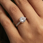 Bague Solitaire Terese Or Jaune Oxyde De Zirconium - Solitaires Femme | Marc Orian