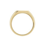 Chevali&egrave;re Plaqu&eacute; Or Jaune Steven Email Noir - Chevali&egrave;res Homme | Marc Orian