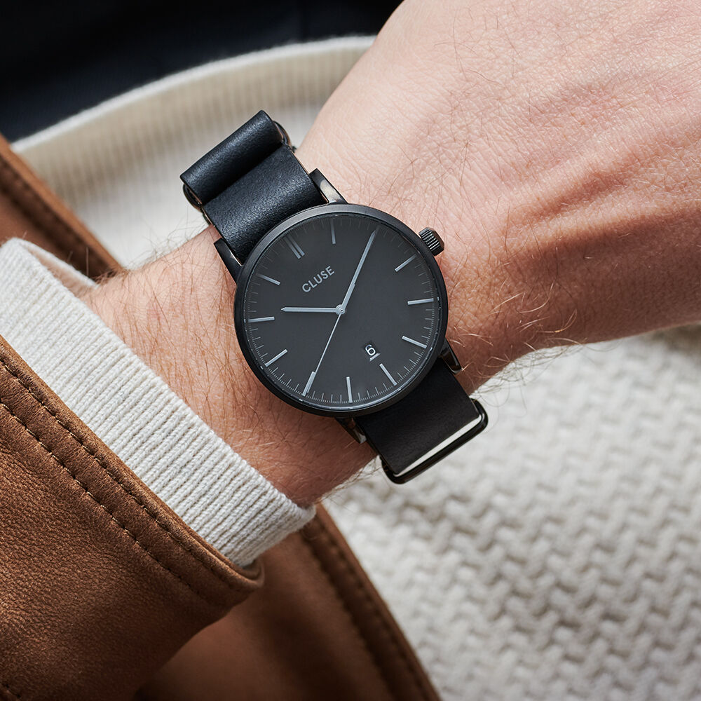 Cluse noir top homme