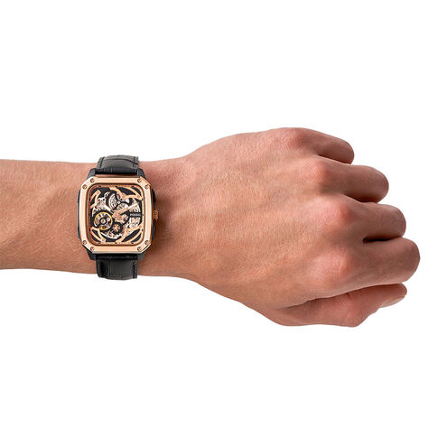 Montre Fossil Inscription Bleu - Montres automatique Homme | Marc Orian