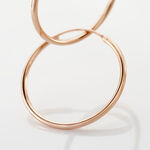 Cr&eacute;oles Argent Rose Olympia - Cr&eacute;oles Femme | Marc Orian