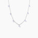Collier Collie Argent Blanc Oxyde De Zirconium - Colliers avec pierres Femme | Marc Orian