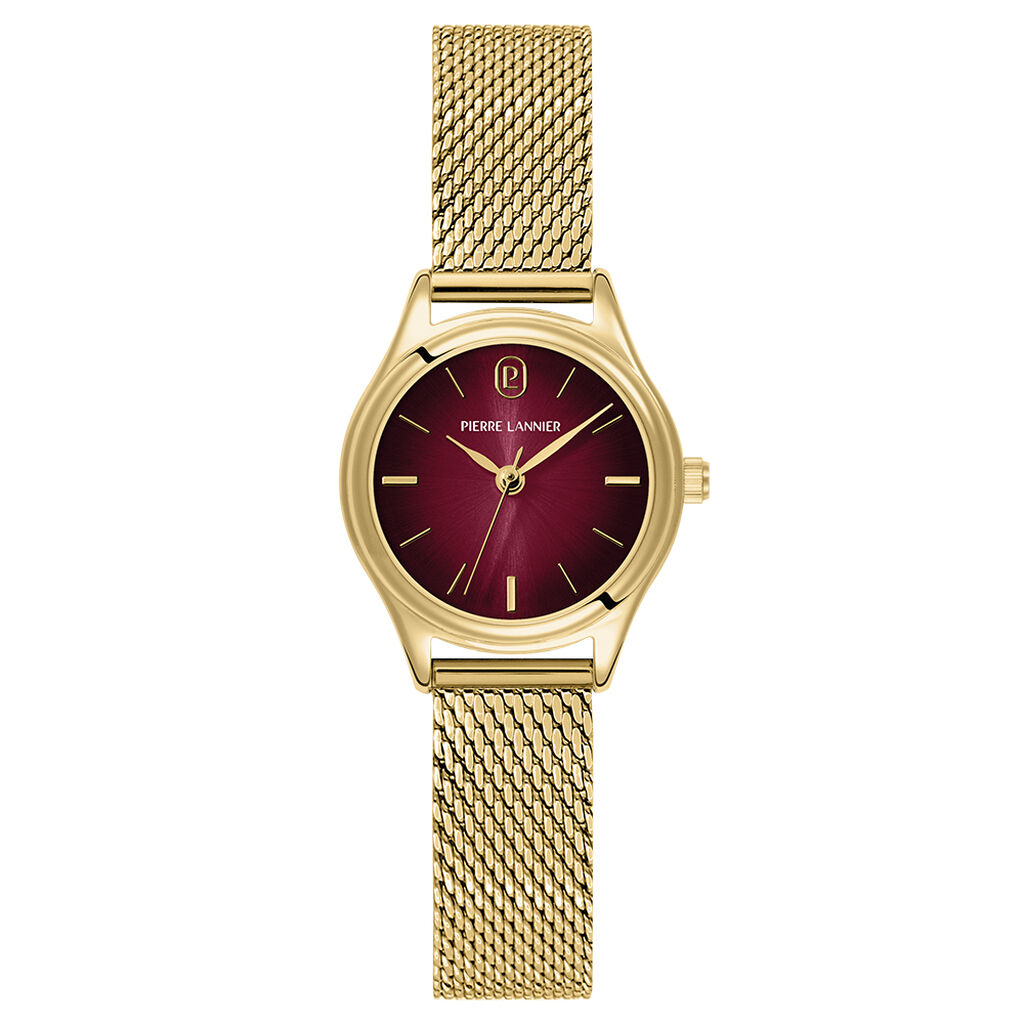 Montre Pierre Lannier Pya Bordeaux - Montres &eacute;tanches Femme | Marc Orian