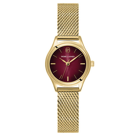 Montre Pierre Lannier Pya Bordeaux - Montres &eacute;tanches Femme | Marc Orian