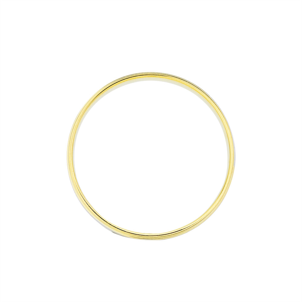 Alliance Romaine Ruban Plat Or Bicolore - Alliances duo Unisex | Marc Orian