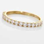 Alliance Julietta Or Jaune Oxyde De Zirconium - Alliances duo Femme | Marc Orian