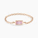 Bague Lipa Argent Rose Oxyde De Zirconium - Solitaires Femme | Marc Orian