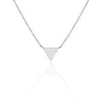 Collier Brendana Argent Blanc Oxyde De Zirconium - Colliers avec pierres Femme | Marc Orian