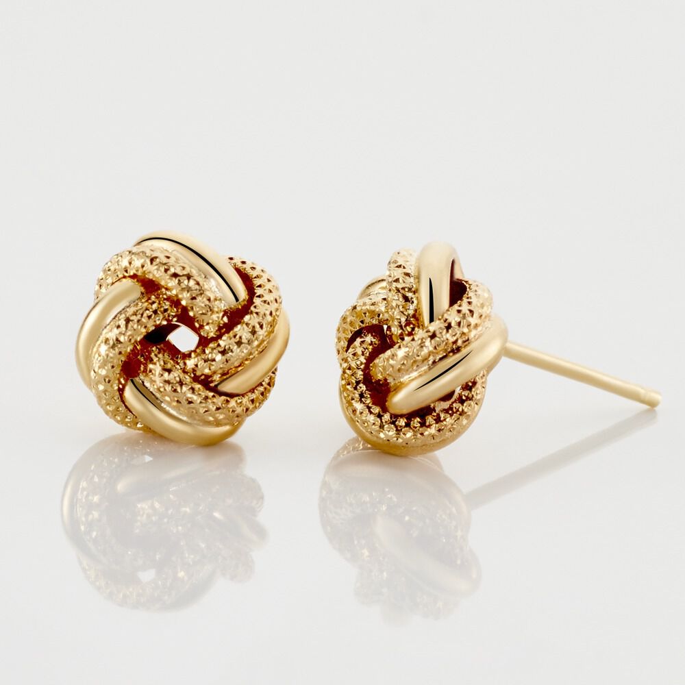 Boucles D'oreilles Puces Or Jaune Guermana - Puces Femme | Marc Orian