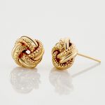 Boucles D'oreilles Puces Or Jaune Guermana - Puces Femme | Marc Orian