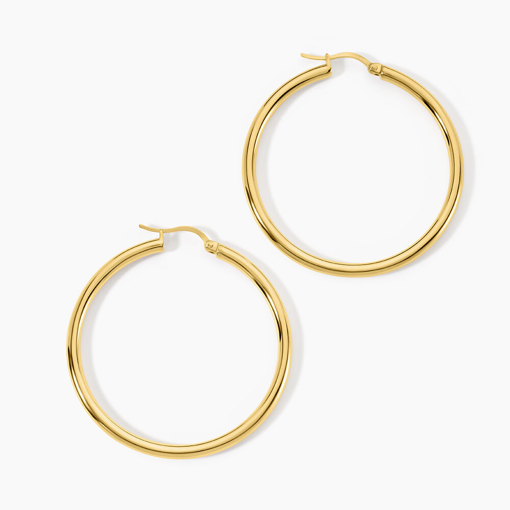 Creoles Mitya Acier Ip Dor&eacute; - Cr&eacute;oles Femme | Marc Orian